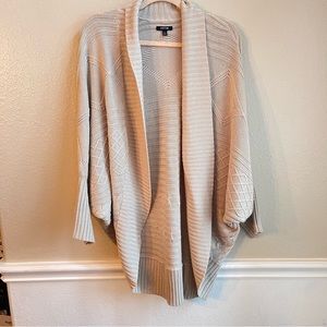 Apt. 9 tan waterfall cardigan size size XL